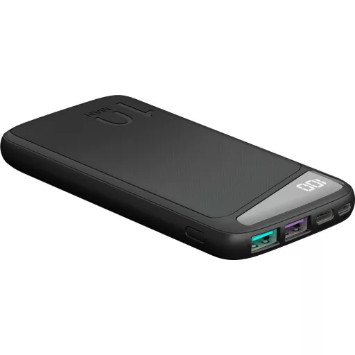 Goobay 53936 külső akkumulátor Lítium-polimer (LiPo) 10000 mAh Fekete