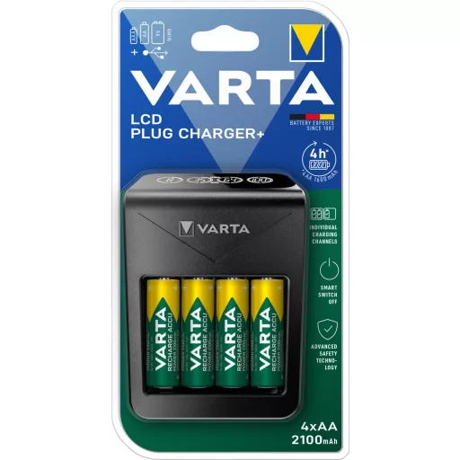 Varta 57687 akkumulátor töltő Háztartási elem Váltakozó áram