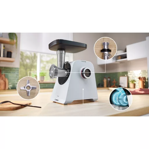 Bosch Serie 4 MFWS420W húsdaráló 1300 W Fehér
