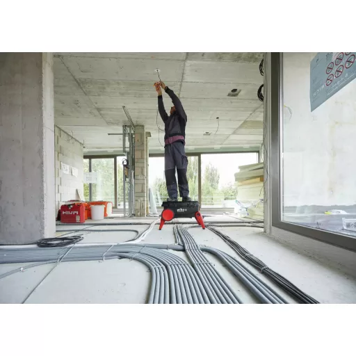 Werkzeug-Set XXL 4 electric (schwarz/rot, 80-teilig, mit Trolley-Koffer)