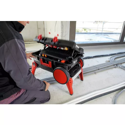 Werkzeug-Set XXL 4 electric (schwarz/rot, 80-teilig, mit Trolley-Koffer)