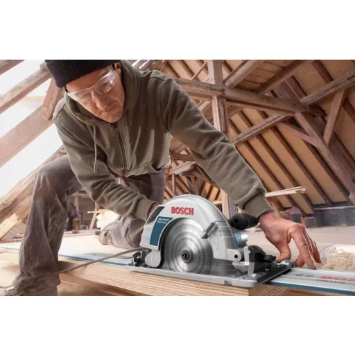 Bosch GKS 85 G + FSN 1400 23,5 cm Fekete, Kék 5000 RPM 2200 W