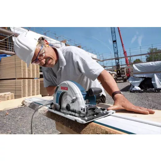 Bosch GKS 85 G + FSN 1400 23,5 cm Fekete, Kék 5000 RPM 2200 W