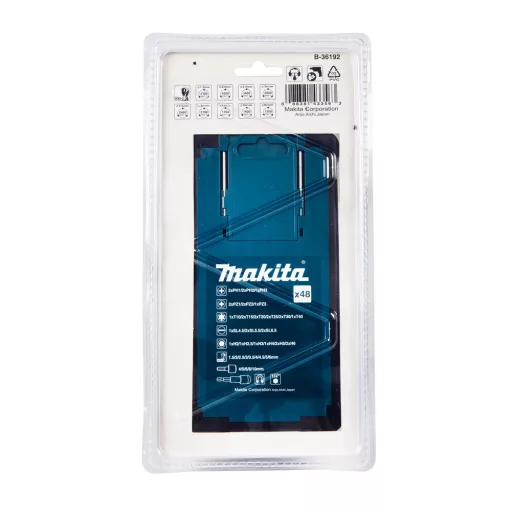 Makita B-36192 fúrószár Fúró készlet 48 db