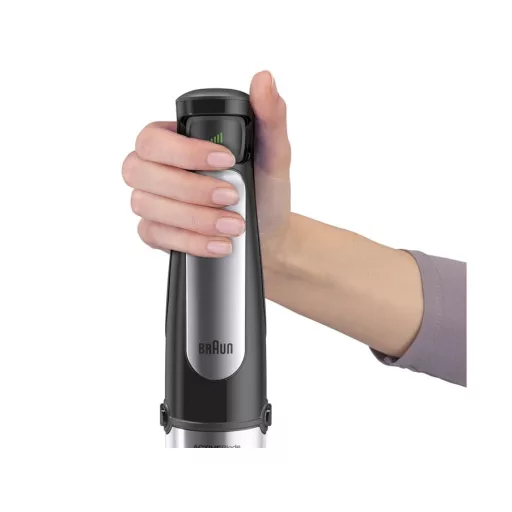 Braun MQ 7025X 0,6 L Merülő mixer 1000 W Fekete, Rozsdamentes acél