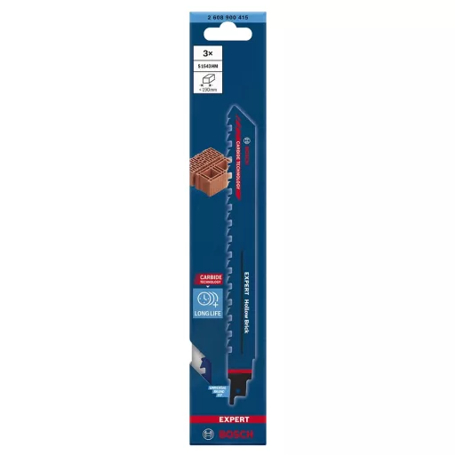 Bosch Expert 2 608 900 415 lombfűrész, kanyarítófűrész és szablyafűrész lap Szablyafűrészlap Magas szén-acél (HCS) 3 db