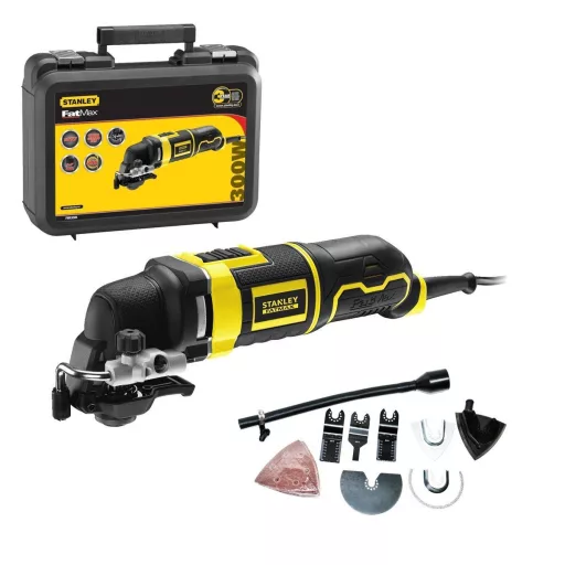 Stanley FME650K-QS multifunkciós rezgőszerszám Fekete, Sárga
