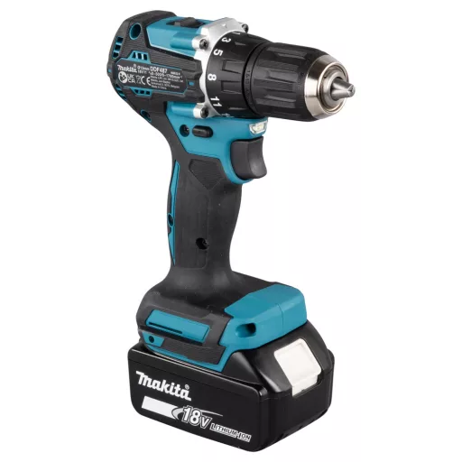 Makita DDF487Z fúrógép 1700 RPM 940 g Türkizkék