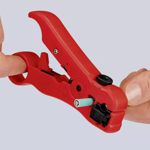 Knipex 16 60 06 SB csupaszoló Vörös