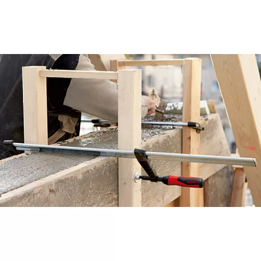 BESSEY TGK100-2K asztalos szorító 100 cm Alumínium, Fekete, Vörös