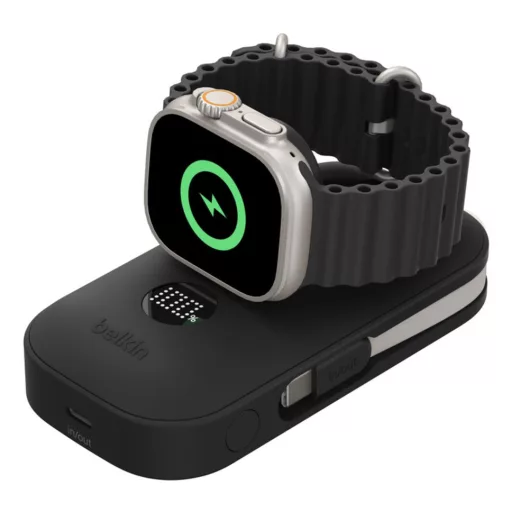 Belkin BPD012HQBK külső akkumulátor 10000 mAh Vezeték nélkül tölthető Fekete