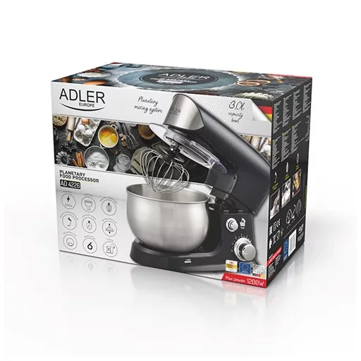 Planetary food processor ADLER AD 4226b black