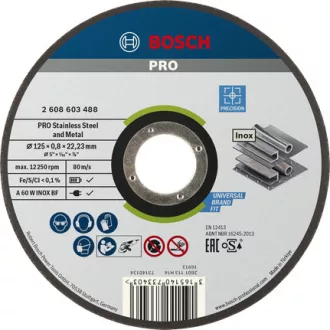 Bosch 2 608 603 488 sarokcsiszoló tartozék Vágótárcsa