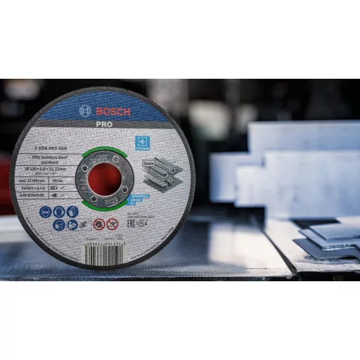 Bosch 2 608 603 488 sarokcsiszoló tartozék Vágótárcsa