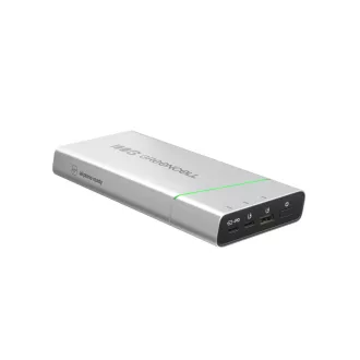   Green Cell PBPLGC20P külső akkumulátor Lítium-ion (Li-ion) 20800 mAh Alumínium, Fekete, Zöld, Világosszürke, Ezüst
