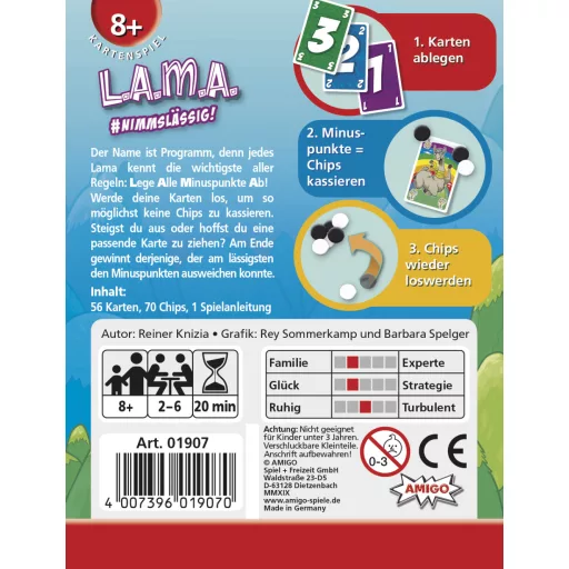 Amigo LAMA Card Game Párosító