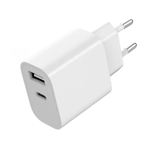 Gembird TA-UC-2AC12-01 mobiltelefon töltő Okostelefon, Okosóra, Táblagép Fehér Váltakozó áram Beltéri