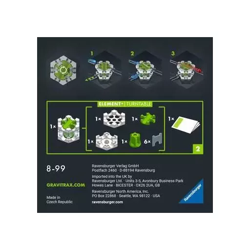 Ravensburger GraviTrax PRO Element Turntable Üveggolyó pálya