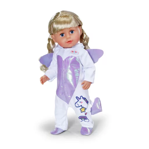 BABY born Unicorn Onesie 43cm Kezeslábas játékbabának