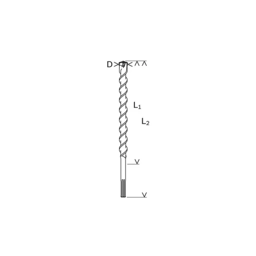 Bosch 2 608 586 802 fúrószár Kőműves fúrószál 1 db