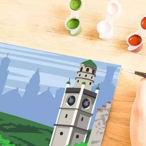 Ravensburger 23685 színező oldal és könyv Számok szerinti színező készlet