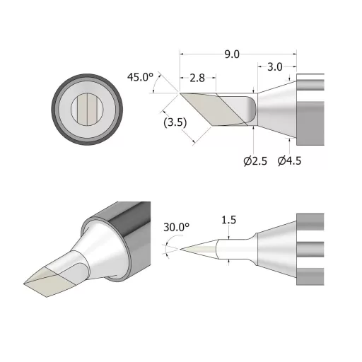 iFixit IF145-498-6 tartozék forrasztó pákához és állomáshoz 1 db Pákahegy