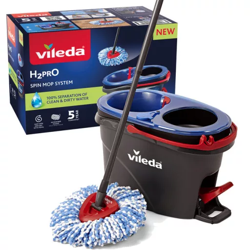 Vileda 4023103254237 felmosó Mikroszál 6000 ml Nedves Fekete, Kék, Vörös