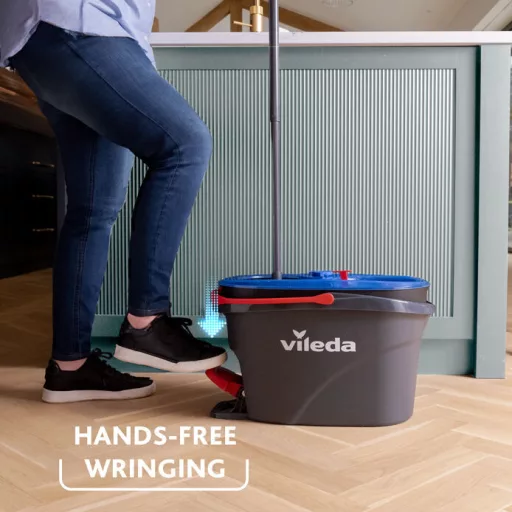 Vileda 4023103254237 felmosó Mikroszál 6000 ml Nedves Fekete, Kék, Vörös