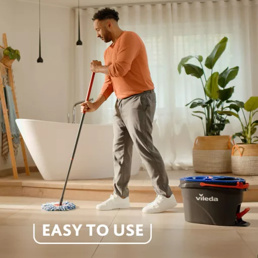 Vileda 4023103254237 felmosó Mikroszál 6000 ml Nedves Fekete, Kék, Vörös