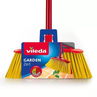  Vileda 4023103105140 seprű Szabadtéri Kemény sörte Vörös, Sárga
