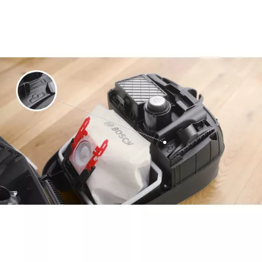 Bosch Serie 4 BGB41BA1 porszívó 4 L Henger alakú vákuum Száraz 600 W Porzsák