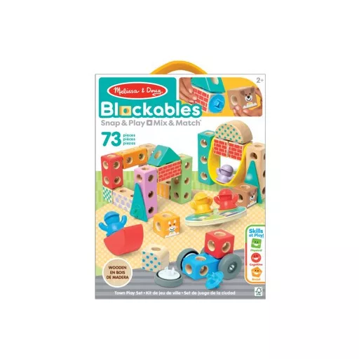 Melissa & Doug MDT BBN Blockables Town Pyst GML