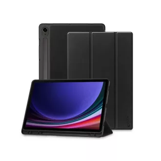   Tahvelarvuti kaaned Tech-Protect Galaxy Tab S9 FE, pliiatsihoidjaga, must