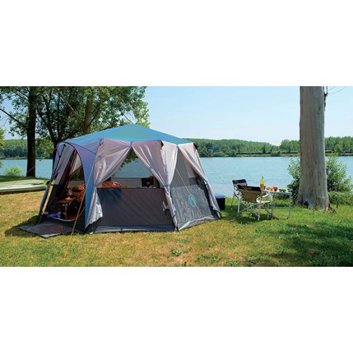 Coleman Cortes Octagon 8 8 személy(ek) Fekete, Kék, Szürke Kupola/Iglu sátor