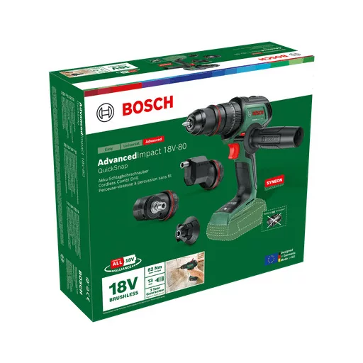 Bosch 0 603 9E2 103 motoros csavarhúzó és ütvecsavarozó 1950 RPM Fekete, Zöld
