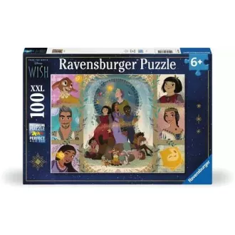 Ravensburger Disney Wish Kirakós játék 100 db Rajzfilmek