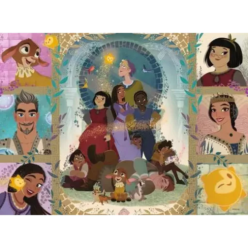 Ravensburger Disney Wish Kirakós játék 100 db Rajzfilmek